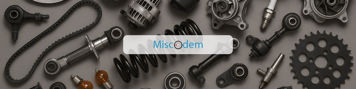 MiscodeM Premium Car & Motorcycle Parts Logo